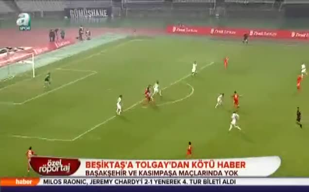 Beşiktaş'a Tolgay'dan kötü haber