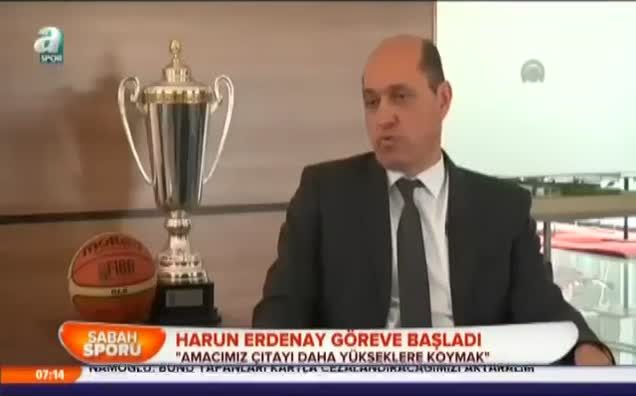 Harun Erdenay göreve başladı