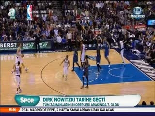 Dirk Nowitzki tarihe geçti!