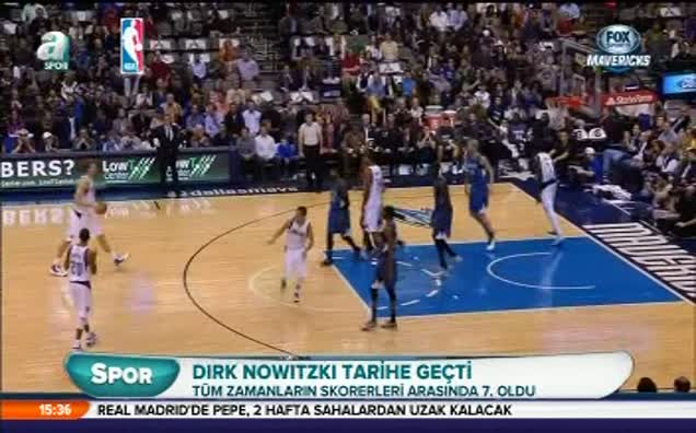 Dirk Nowitzki tarihe geçti!