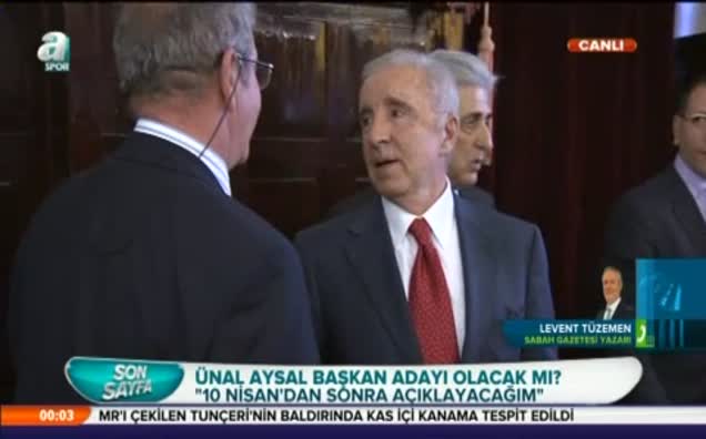 Ünal Aysal aday olacak mı?