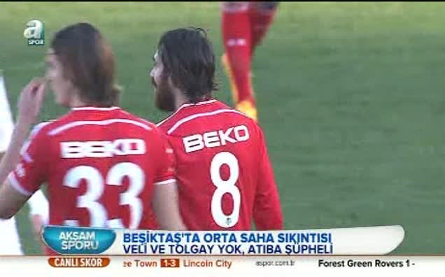Beşiktaş'ta orta saha sıkıntısı!
