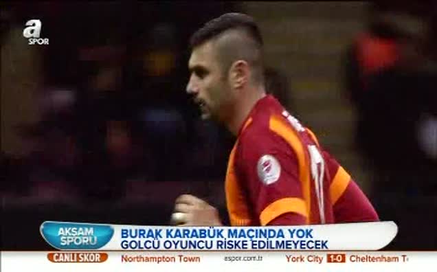 Burak; Karabük maçında yok!