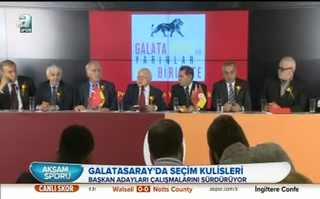 Galatasaray'da seçim kulisleri
