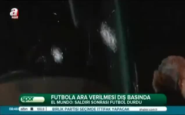Futbola ara verilmesi dış basında