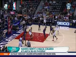 Atlanta Hawks seriyi 4 maça çıkardı!
