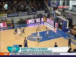 Banvit finale çıkamadı!