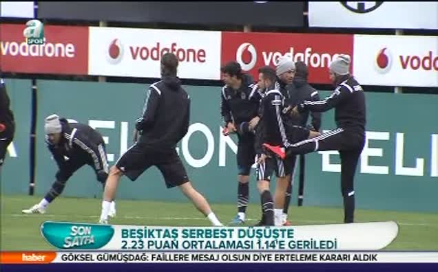 Beşiktaş düşüşte!