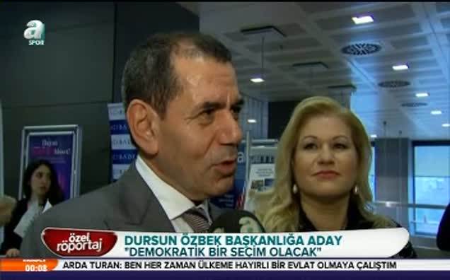 Dursun Özbek başkanlığa aday!