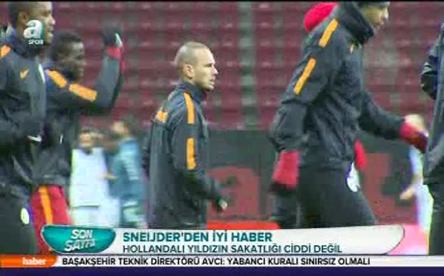 Sneijder'dan iyi haber!