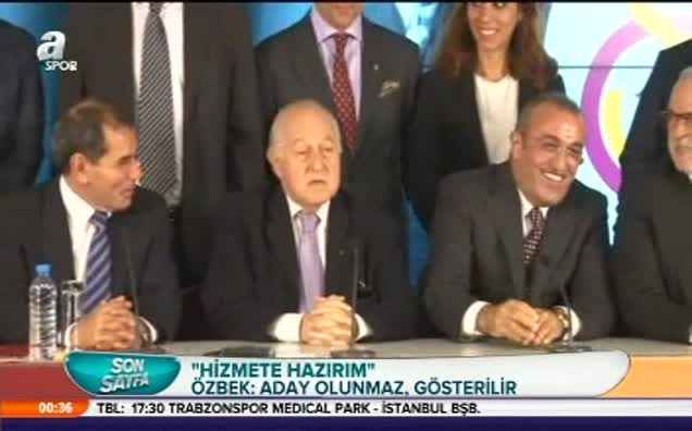 Dursun Özbek'in ilk vaatleri!