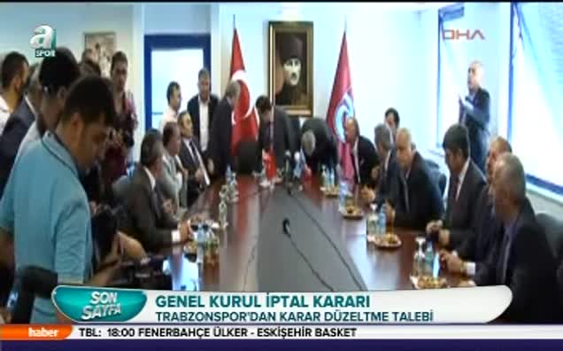 Trabzon'dan karar düzeltme talebi!