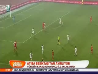Atiba Beşiktaş'tan ayrılıyor