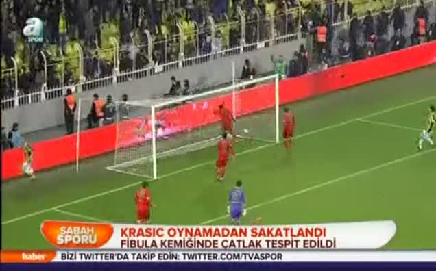 Krasic oynamadan sakatlandı
