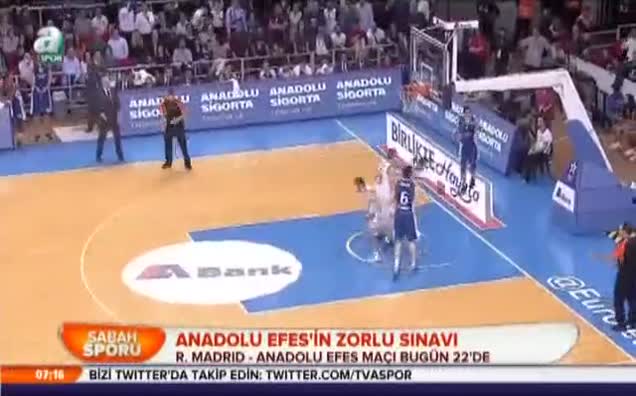 Anadolu Efes'in zorlu sınavı