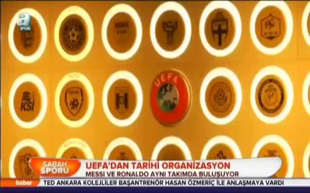 Messi ve Ronaldo aynı takımda!
