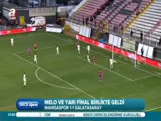 Manisaspor-Galatasaray: 1-1 (Maç Özeti)