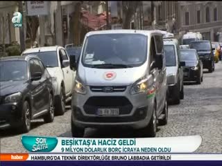 Beşiktaş'a haciz geldi!
