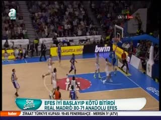 Anadolu Efes sonunu getiremedi!