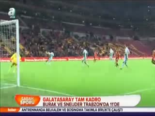 Burak ve Sneijder Trabzon'da 11'de