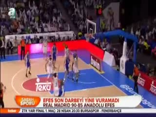 Efes son darbeyi yine vuramadı