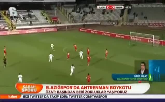 Elazığspor'da antrenman boykotu