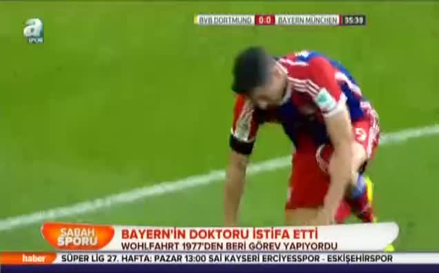 Bayern'in doktoru istifa etti