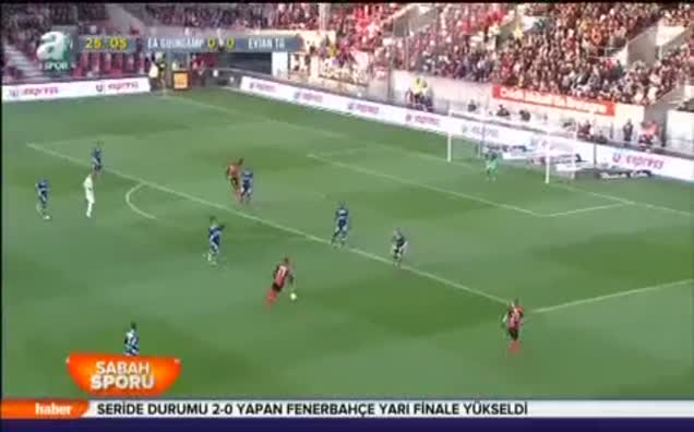 Guingamp 1-1 Evian (özet)