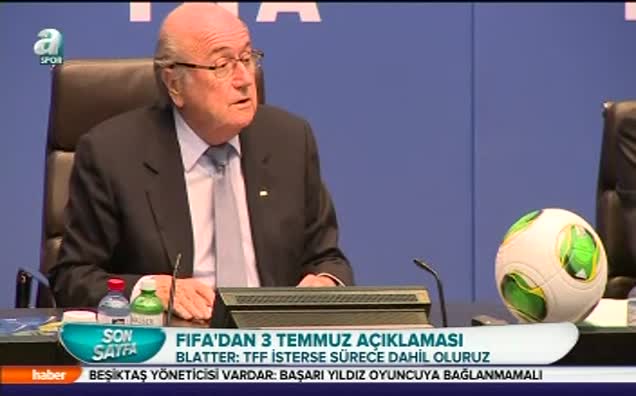 FIFA'dan 3 Temmuz açıklaması!