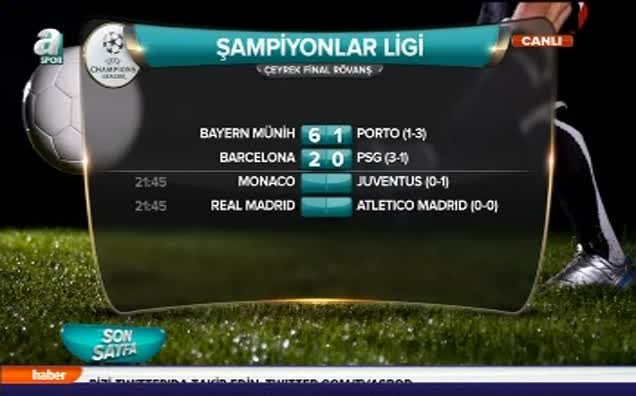 Barça ve Bayern yarı finalde!