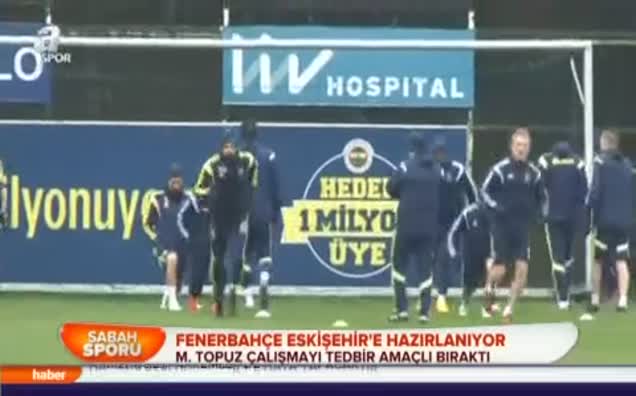 Fenerbahçe Eskişehir'e hazırlanıyor