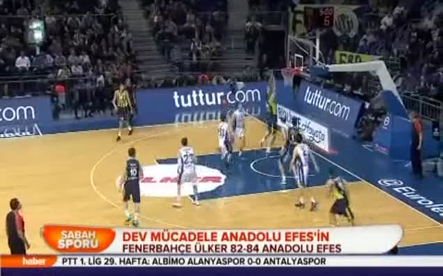 Dev mücadele Anadolu Efes'in