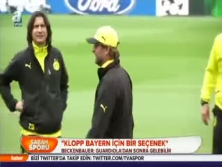 Klopp Bayern için bir seçenek"