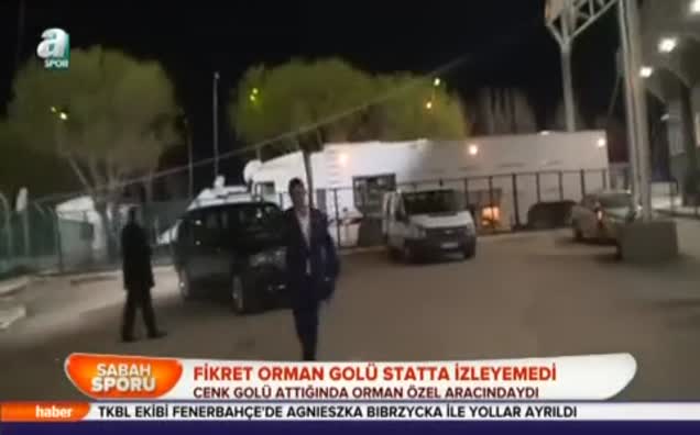 Orman golü statta izleyemedi