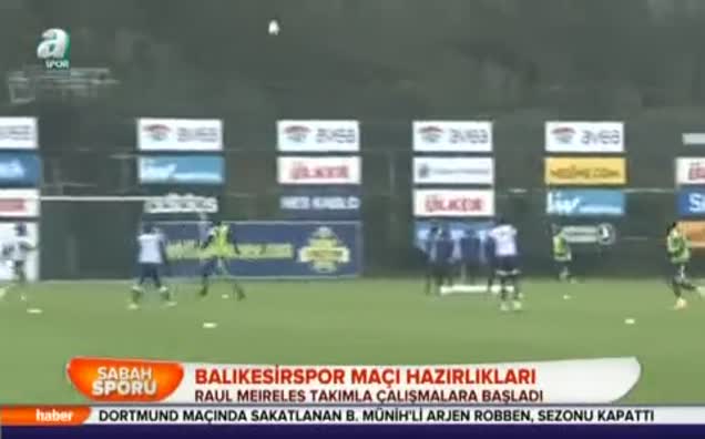 Balıkesirspor maçı hazırlıkları