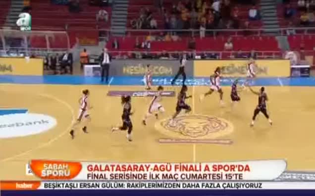 Galatasaray - AGÜ maçı A Spor'da