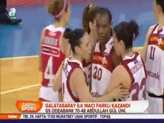 Galatasaray ilk maçı farklı kazandı