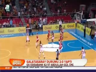 Galatasaray durumu 2-0 yaptı