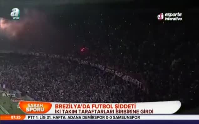 Brezilya'da futbol şiddeti