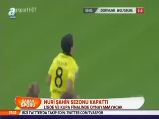 Nuri Şahin sezonu kapattı