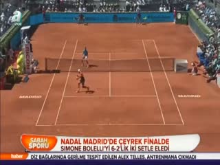 Nadal Madrid'de çeyrek finalde