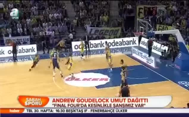Andrew Goudelock umut dağıttı