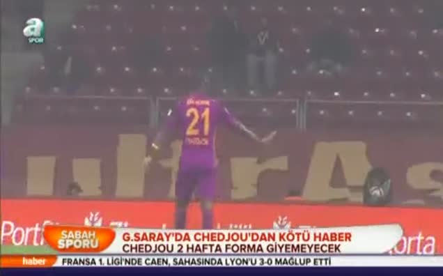 Chedjou'dan kötü haber