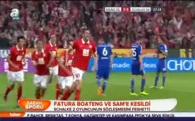 Fatura Boateng ve Sam'e kesildi