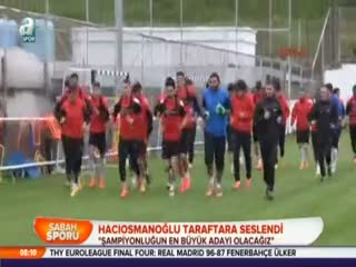 Hacıosmanoğlu taraftara seslendi