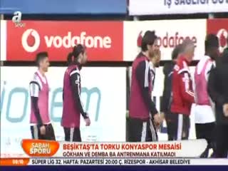 Beşiktaş'ta Torku Konyaspor mesaisi