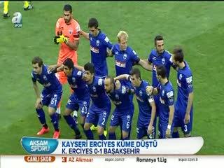 SAİ Kayseri Erciyesspor küme düştü!