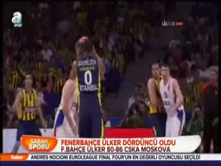Fenerbahçe Ülker dördüncü oldu
