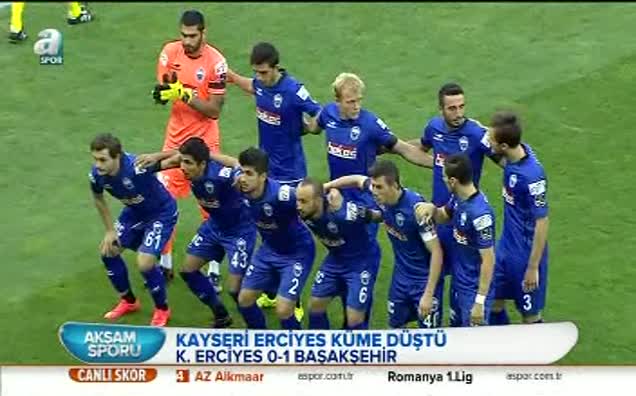 SAİ Kayseri Erciyesspor küme düştü!