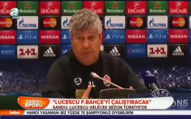 "Lucescu F.Bahçe'yi çalıştıracak"